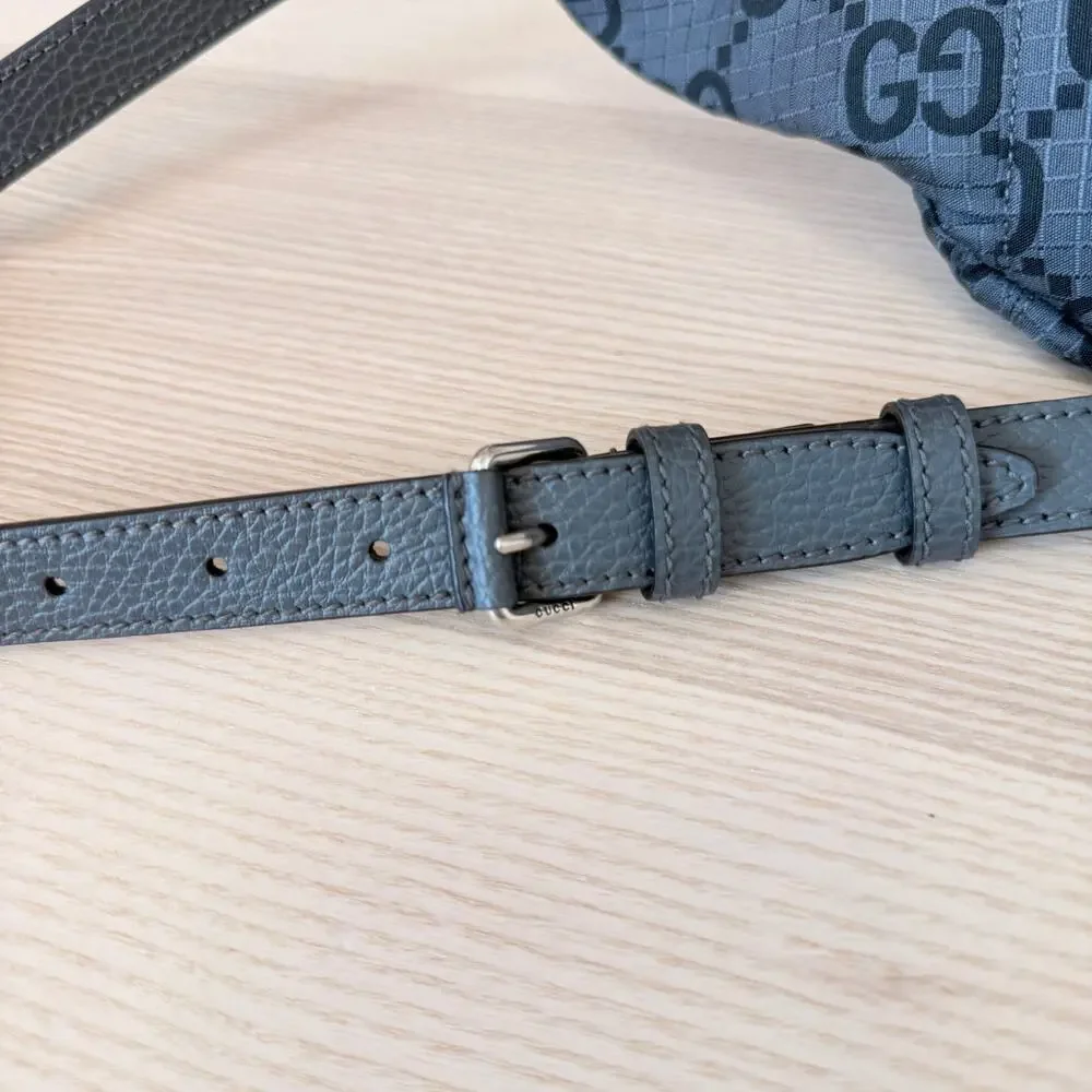 Gucci GG Nylon Ripstop Belt Bag Grey - Picture 10 of 12